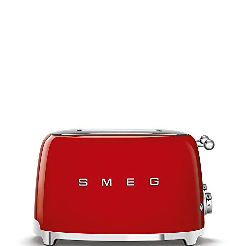 Interior de la SMEG 50's Rojo para tostar varias rebanadas.