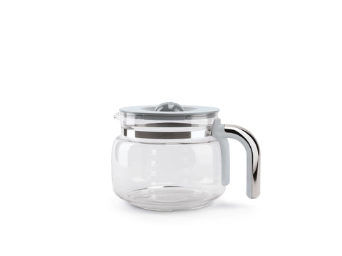 Jarro de vidrio SMEG DCF02 para recambio, sirve café diario con estilo.