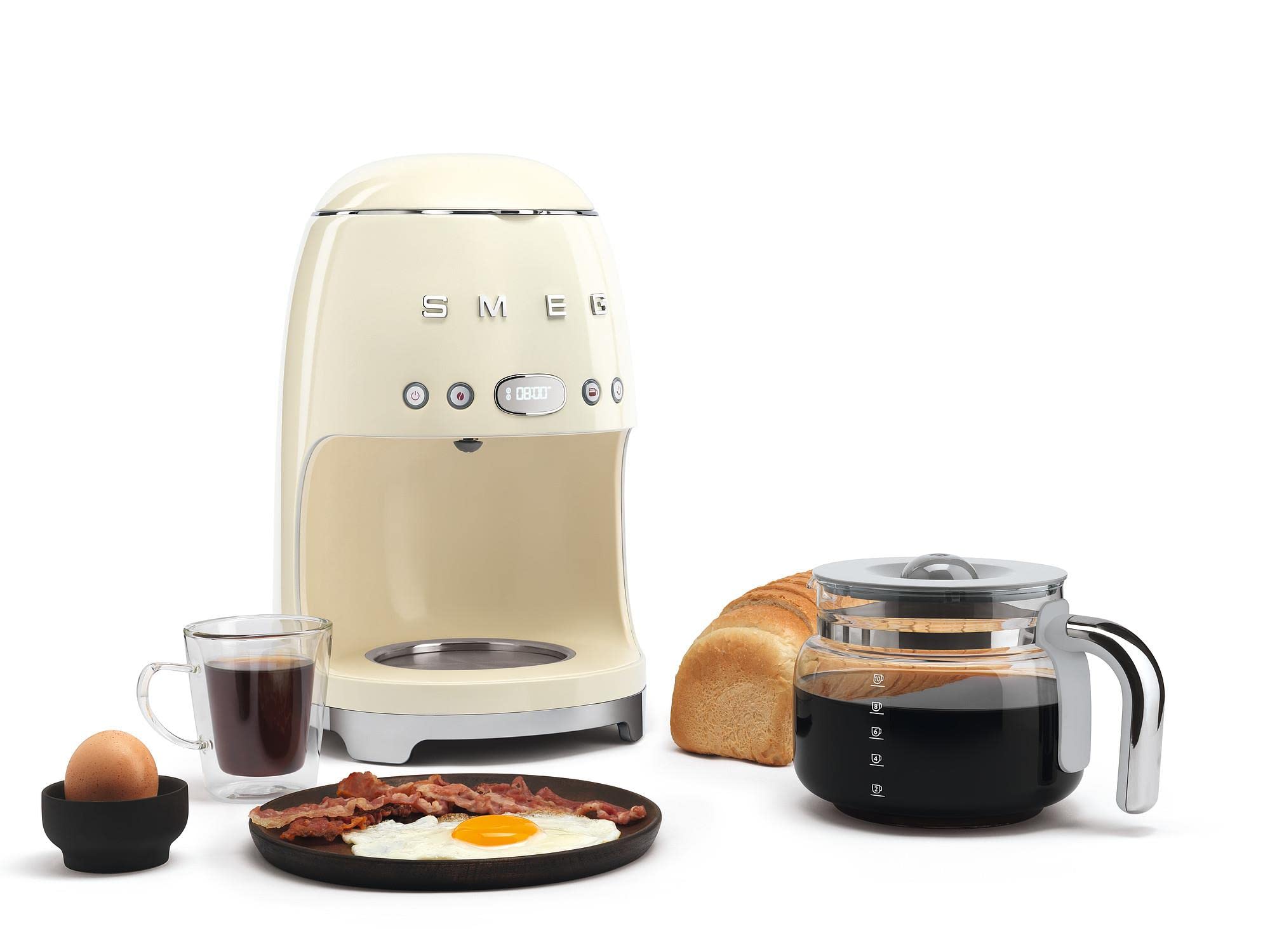 Repuesto para jarro de café SMEG, compatible con DCF02 y fácil de limpieza.
