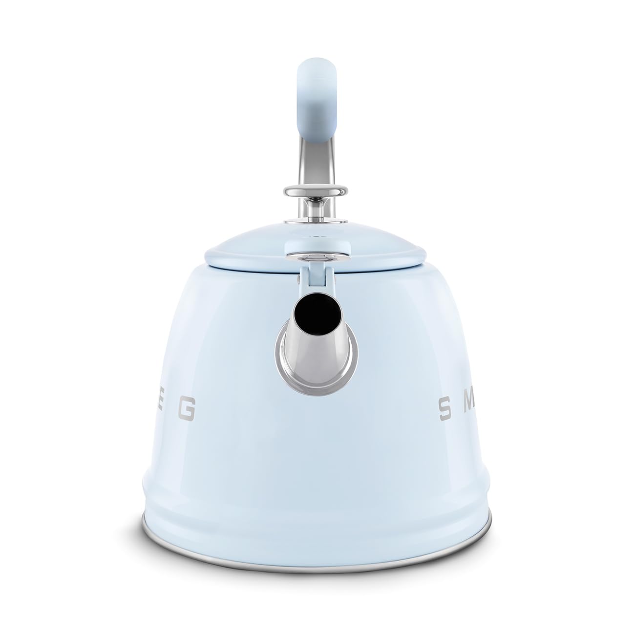 Hervidor SMEG: acero inoxidable y esmalte duradero, fácil limpieza.
