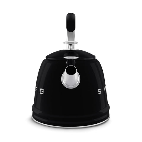 Hervidor Smeg Retro con silbato, alerta sonora clara para hervir.