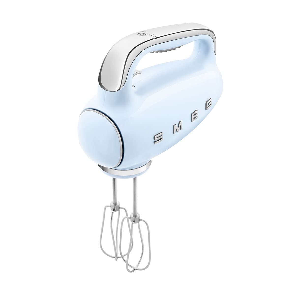 Smeg batidora de mano azul pastel con accesorios de acero inoxidable incluidos