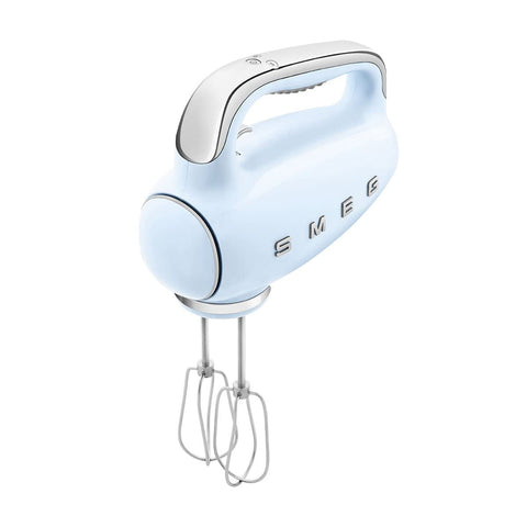 Smeg batidora de mano azul pastel con accesorios de acero inoxidable incluidos