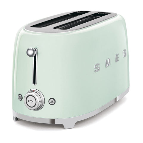 Tostadora Smeg 50s Retro, vista frontal, diseño icónico para cocina elegante