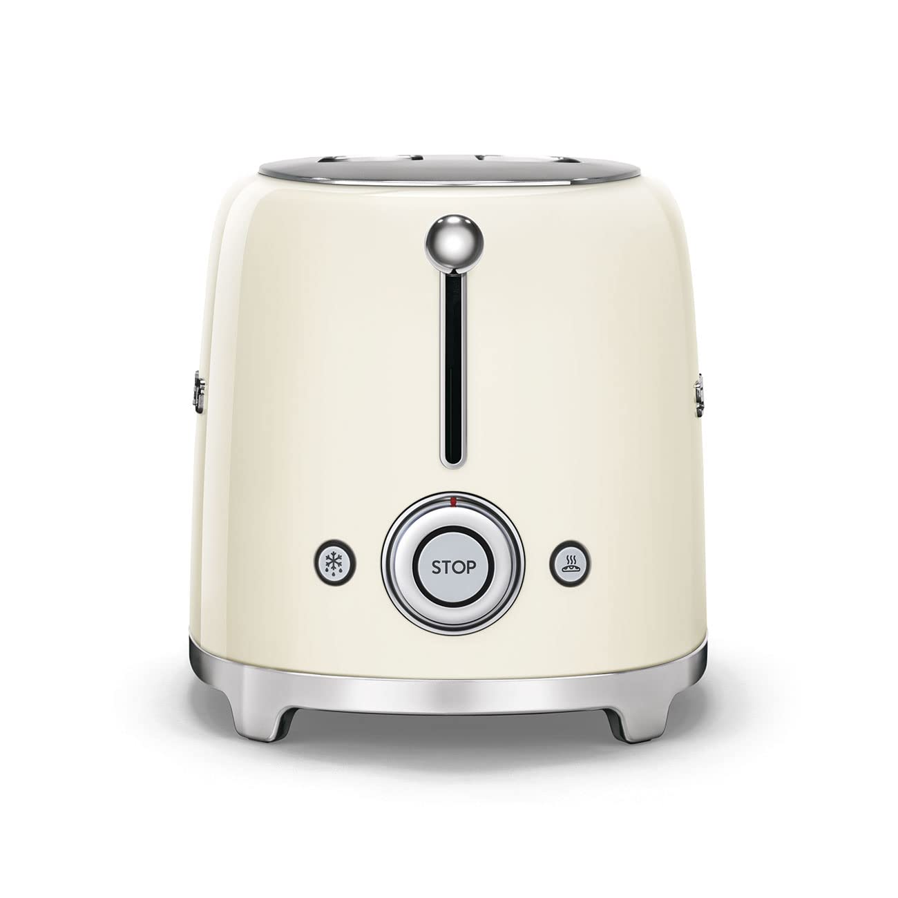 Tostadora SMEG bandeja de migas removible facilita la limpieza