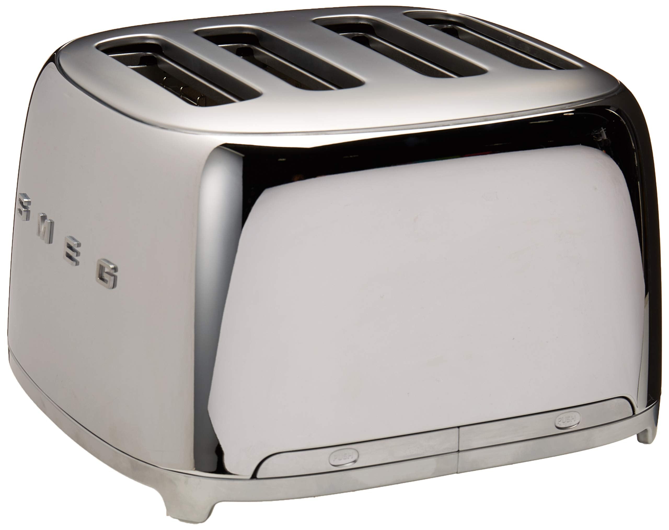 Tostadora SMEG con dos paneles de control independientes para ajustes precisos