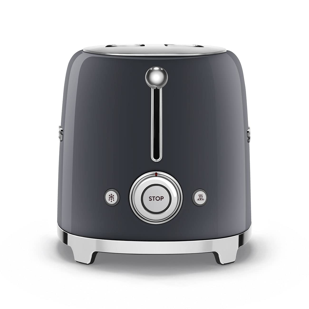 Smeg TSF01GRUS: encaje autocentrante garantiza tostadas uniformes.