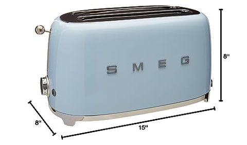 Smeg TSF02 bandeja de migas removible que facilita la limpieza diaria.