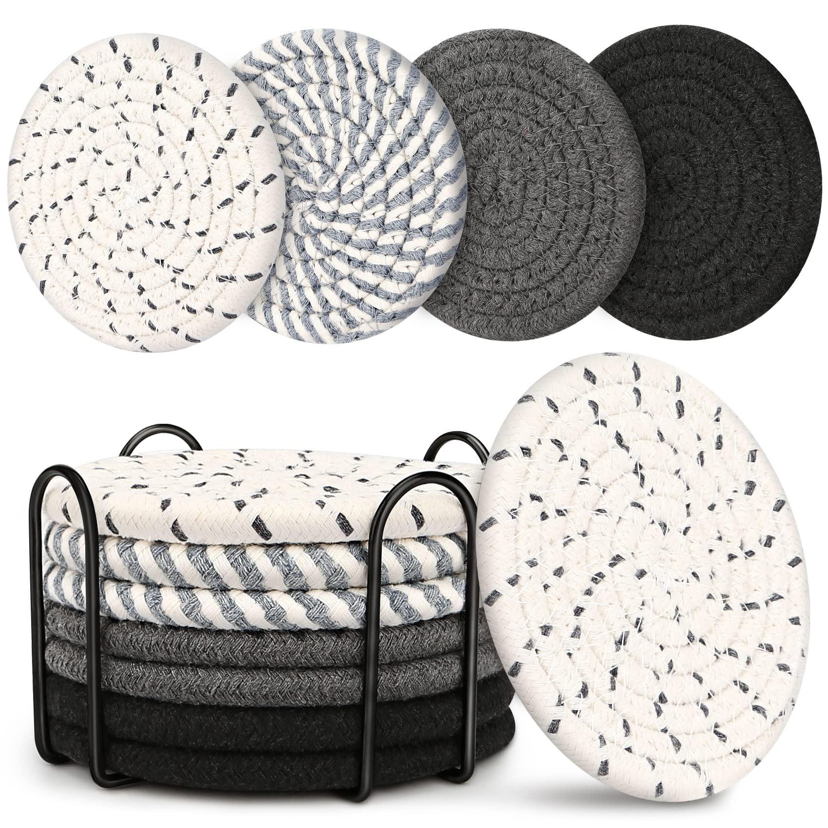 Smgmg posavasos para bebidas absorbentes protegen muebles.