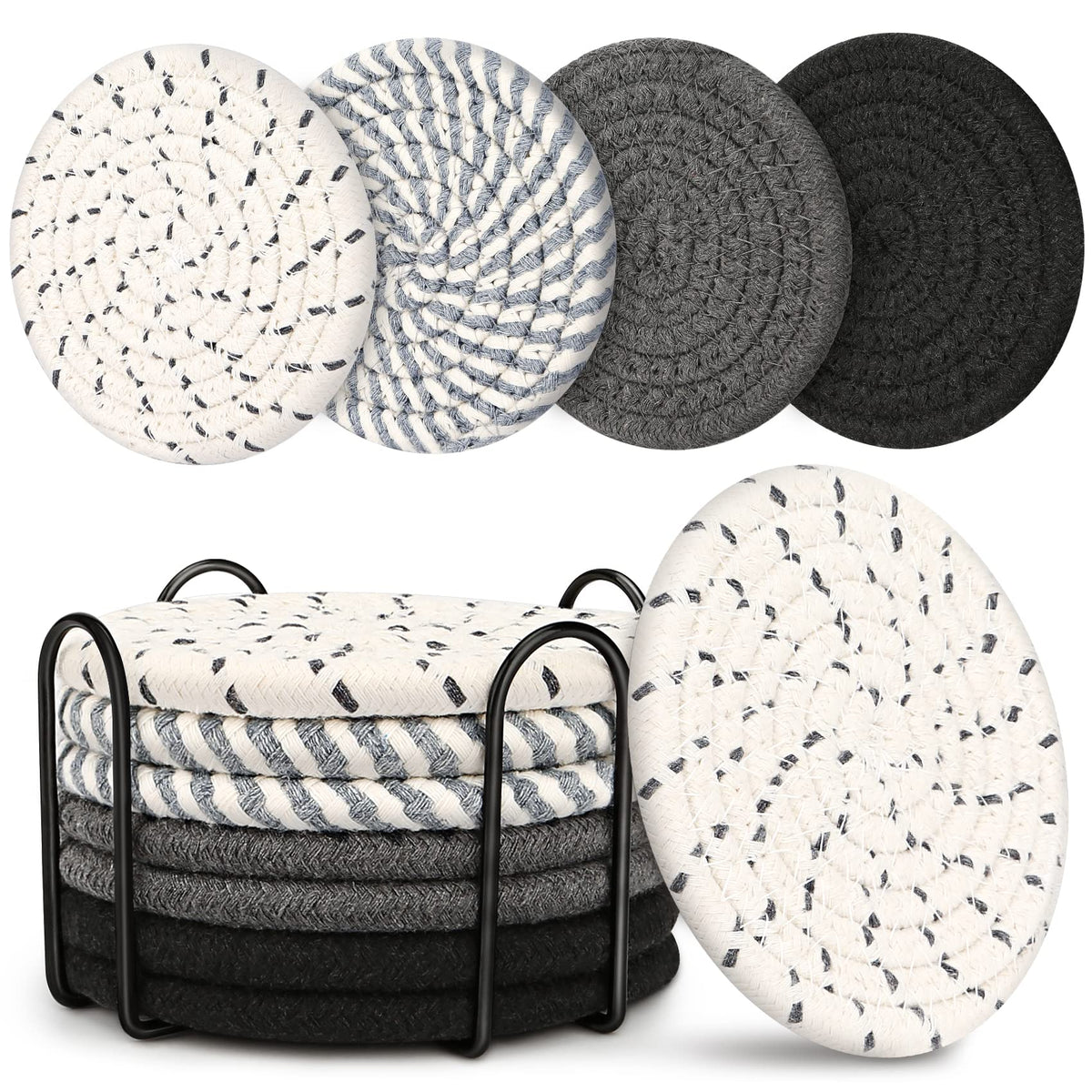 Smgmg posavasos para bebidas absorbentes protegen muebles.