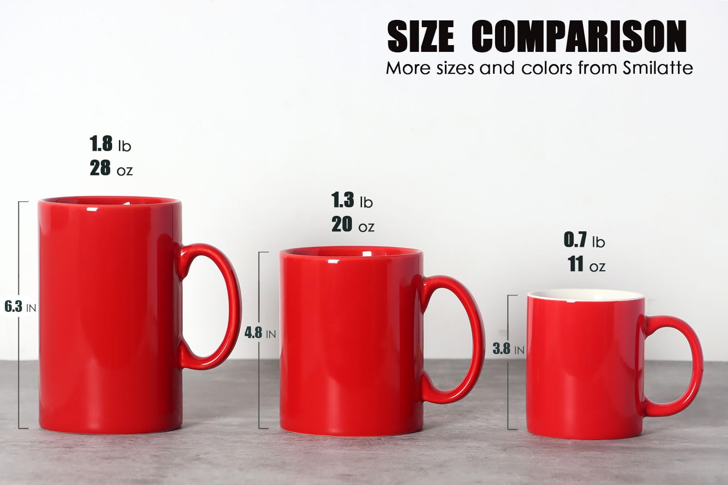 Smilatte M018, taza apta para microondas y horno