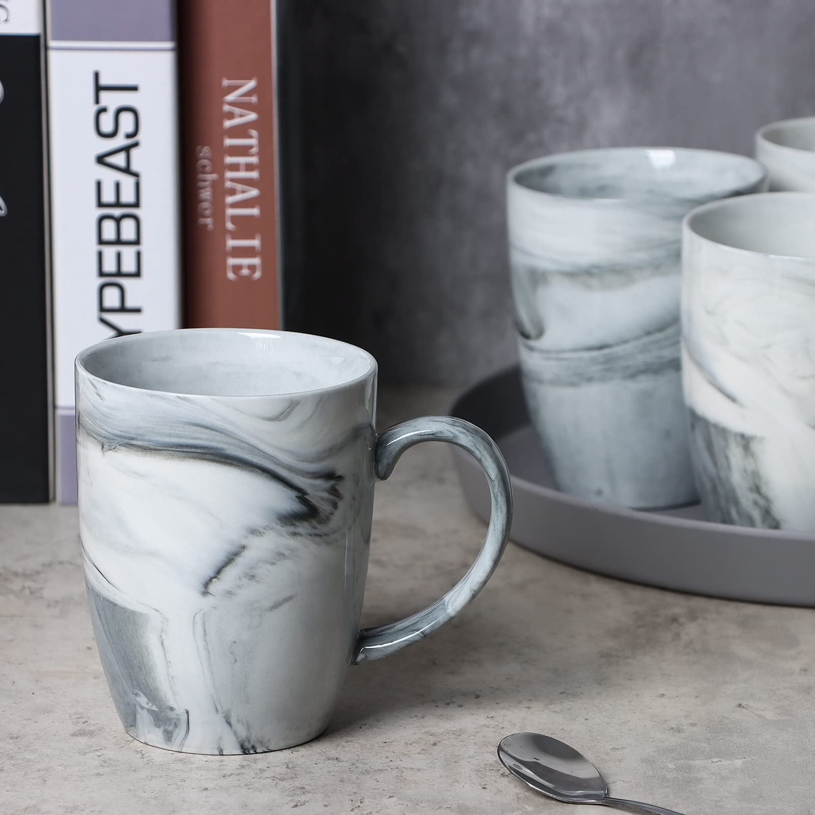 Smilatte marmol gris, ceramica duradera y facil de limpiar