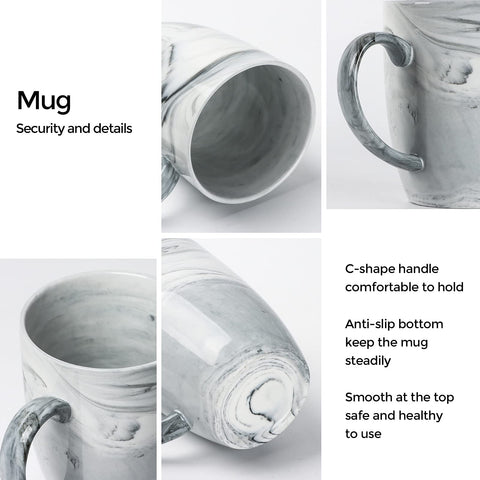 Uso diario con Smilatte marmol gris para cafe o te