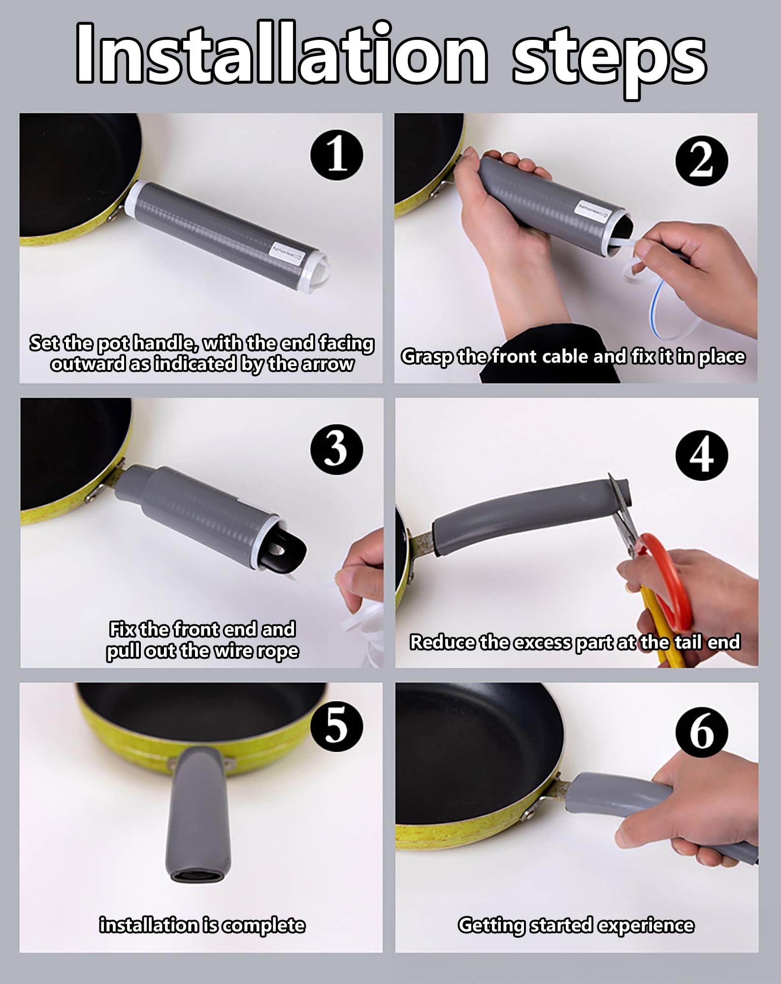 Smilelife protección de asa de cocina evita quemaduras y resbalones.