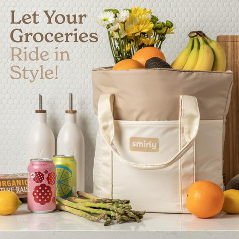 SMIRLY bolsa isotérmica grande, bolsillos laterales para accesorios prácticos.