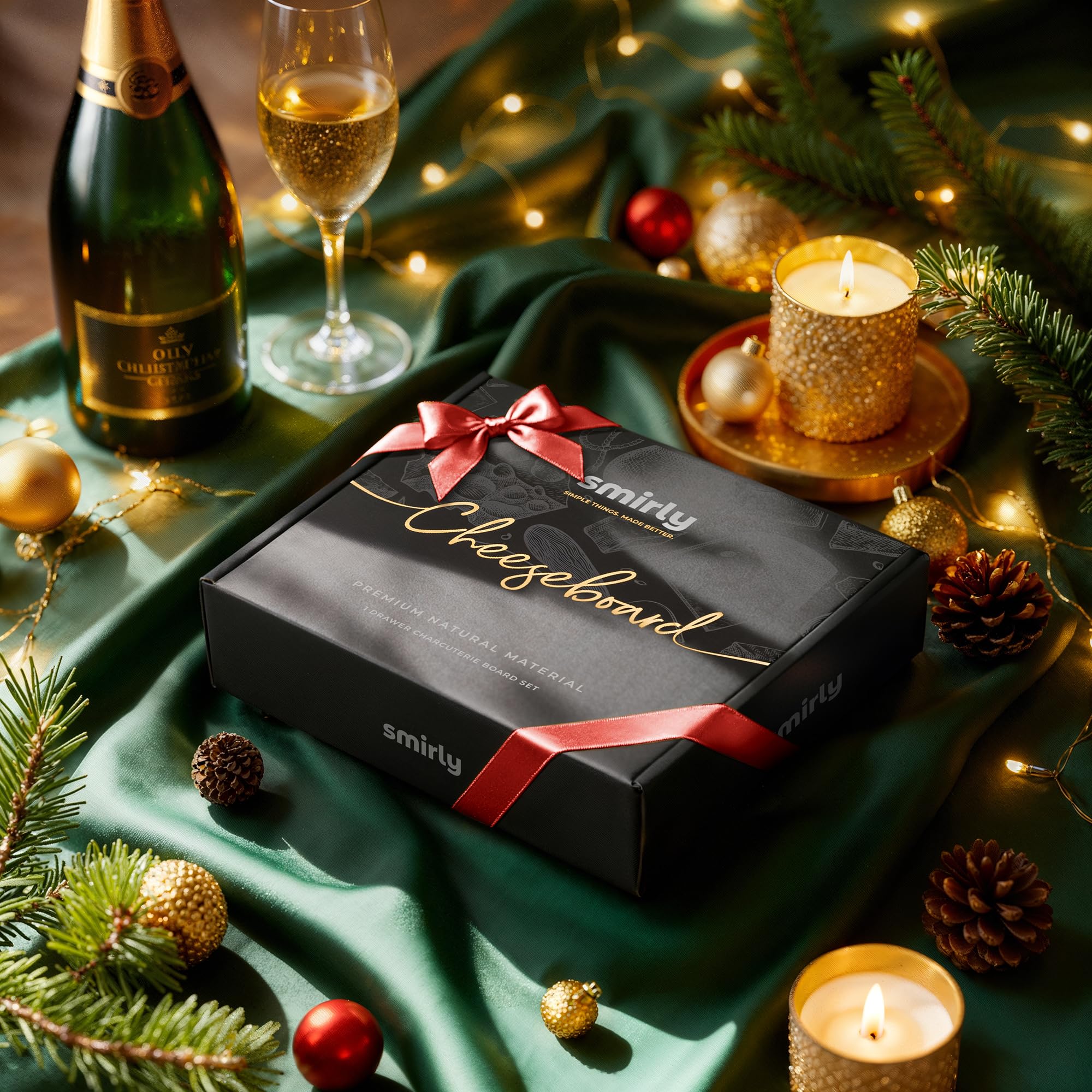 SMIRLY caja regalo decorativa, regalo ideal para parejas o nuevos hogares.