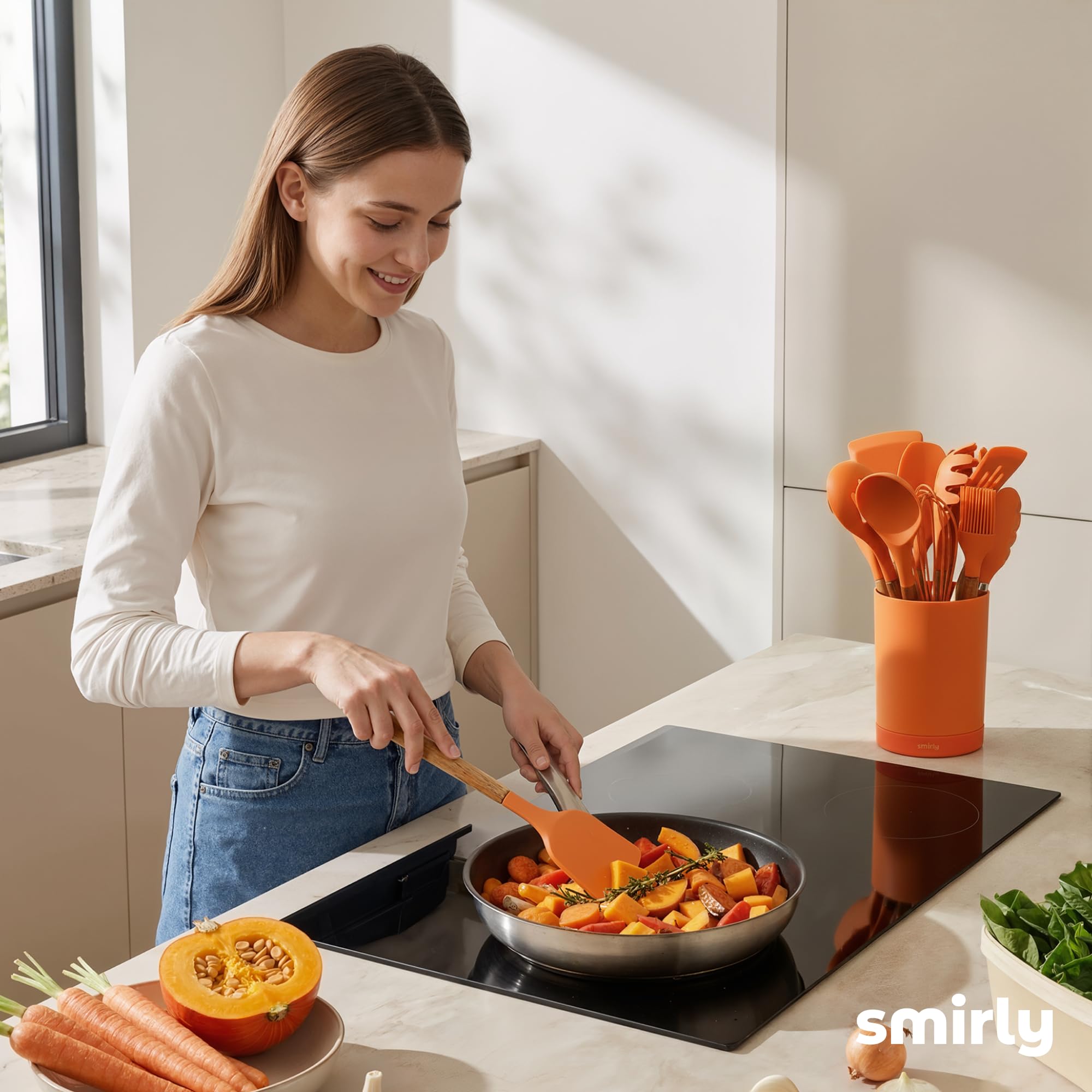 Uso diario en la cocina con SMIRLY, versátil y organizado