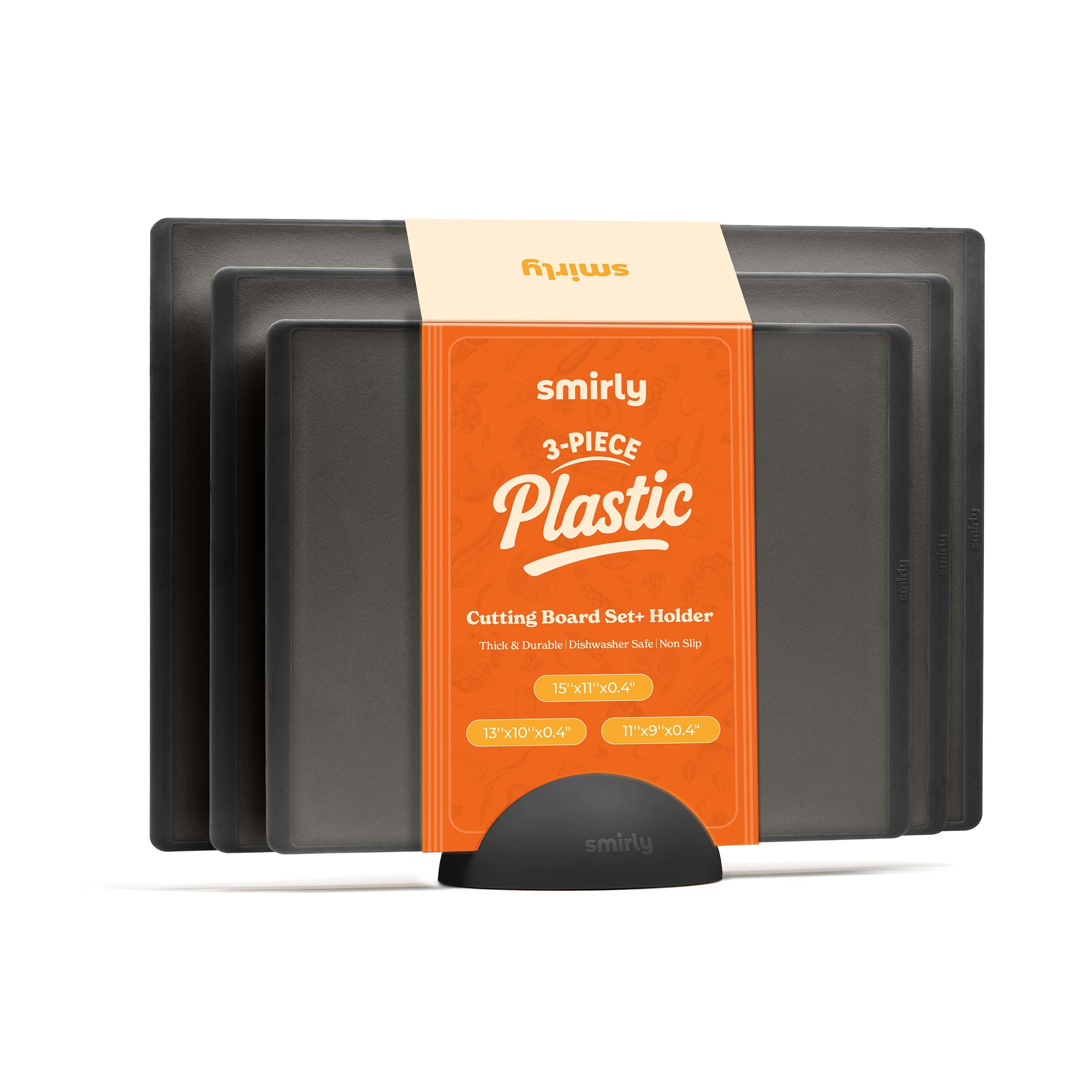 Conjunto SMIRLY de tablas de cortar con porta para encimeras ordenadas y prácticas.