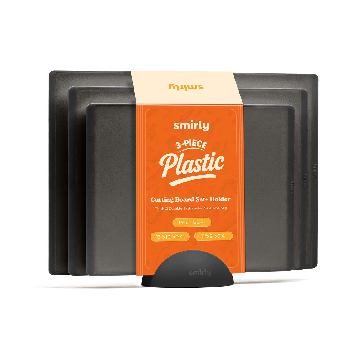 Conjunto SMIRLY de tablas de cortar con porta para encimeras ordenadas y prácticas.