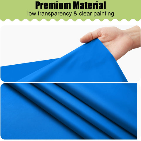 Smiry cubierta de mesa desechable azul para fiestas, limpieza sin esfuerzo.