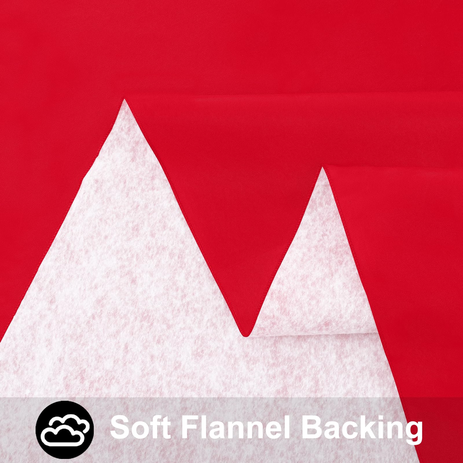 Smiry mantel con backing de franela, anti deslizante y suave al tacto.