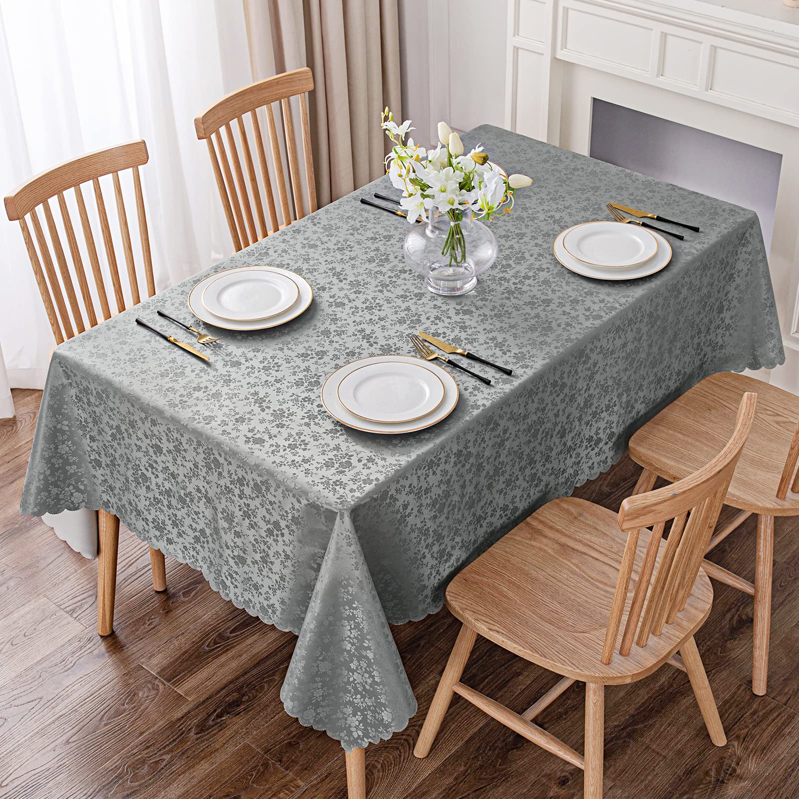 Mantel Smiry con bordes escallados para un acabado elegante