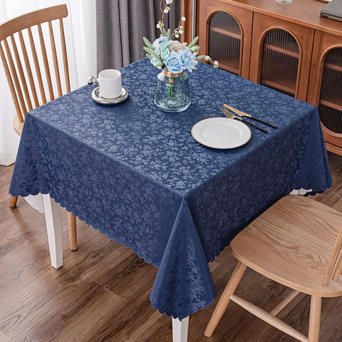 Smiry mantel cuadrado azul marino 54x54, compatible con múltiples formas de mesa.