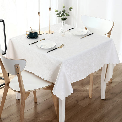 Mantel Smiry cuadrado de vinilo impermeable 54x54 para protección diaria