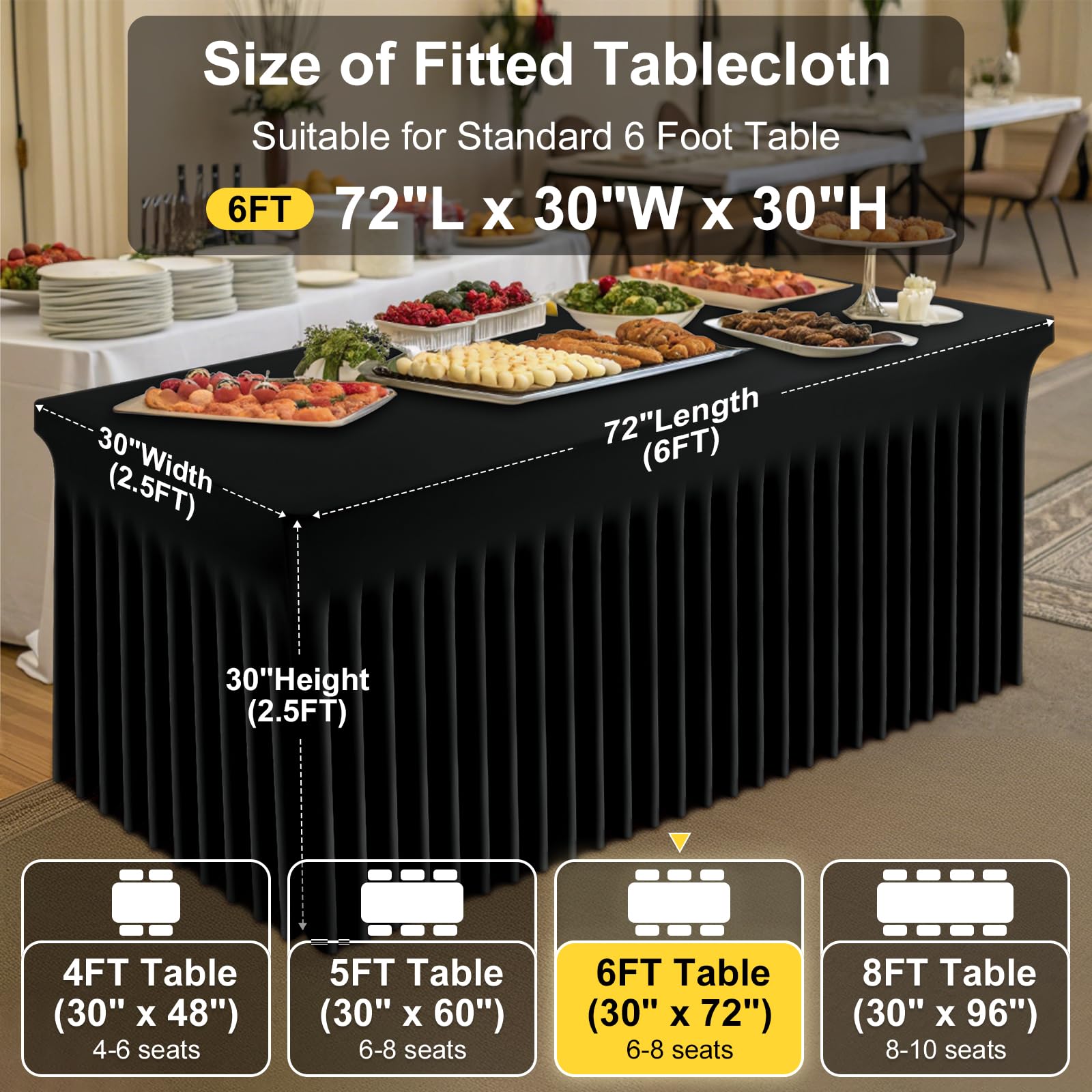 Tejido resistente Smiry, mantel impermeable, facilita la limpieza tras derrames.