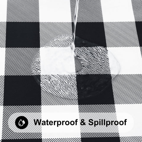 Smiry mantel con cuadros buffalo plaid añade estilo a la mesa