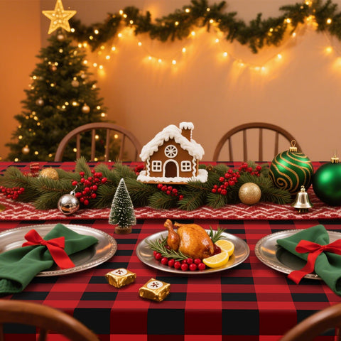 Mantel Smiry para comidas familiares, resistente y práctico.