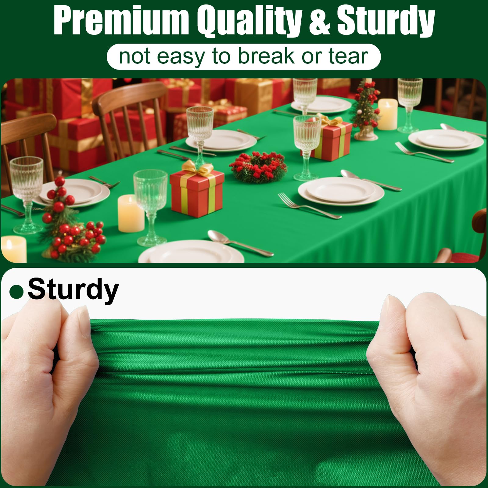 Smiry mantel plástico resistente impermeable protege la mesa en fiestas.