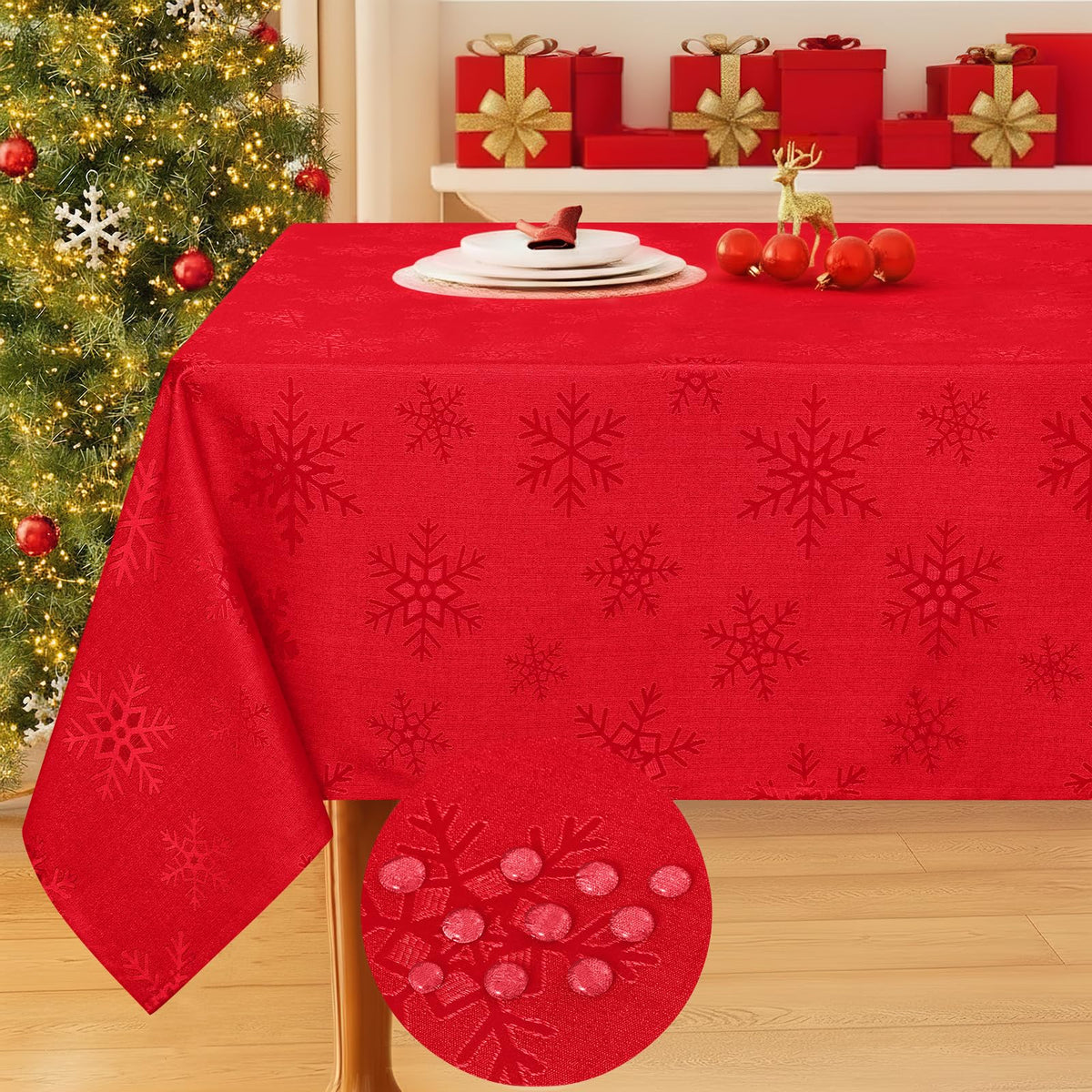 Smiry mantel rectangular 60x140: resistente para comidas.