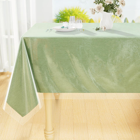 Smiry mantel rectangular transparente protege la mesa y facilita la limpieza