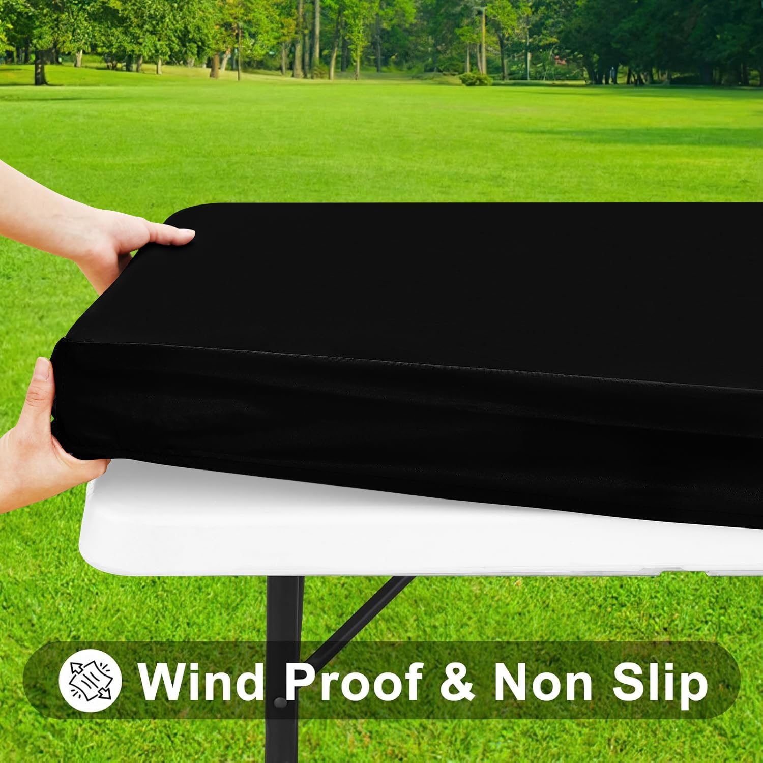 Smiry mantel rectangular para mesa de 8 ft, ajuste perfecto