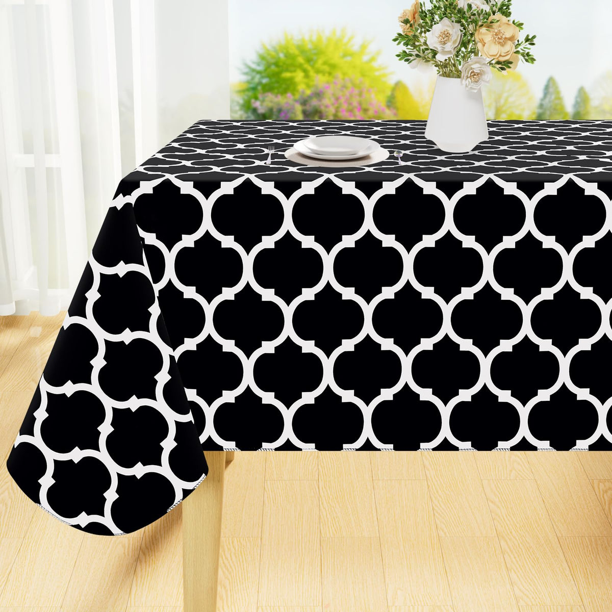 Smiry mantel rectangular, superficie impermeable, perfecto para comidas sin derrames al aire libre