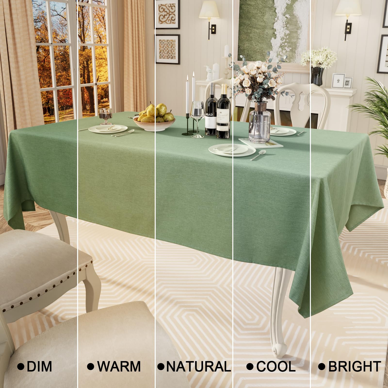 Mantel Smiry rectangular lavado fácil: apto para lavadora.