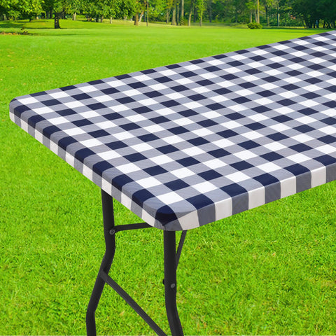 Smiry mantel rectangular para picnic con bordes elásticos, ajuste seguro.