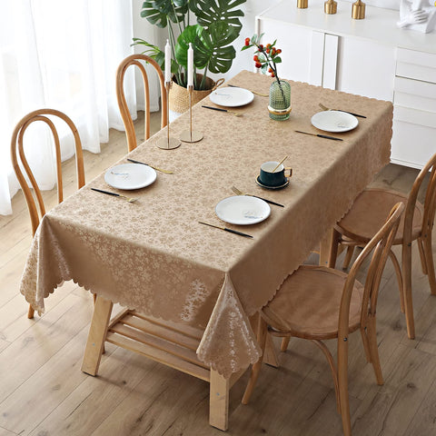 Smiry mantel rectangular vinilo impermeable protege la mesa de derrames.