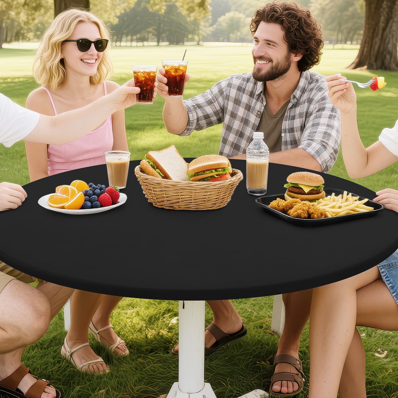 Smiry mantel versátil para interiores y exteriores, ideal para picnic.
