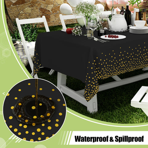 Mantel Smiry resistente al agua protege la mesa ante derrames.