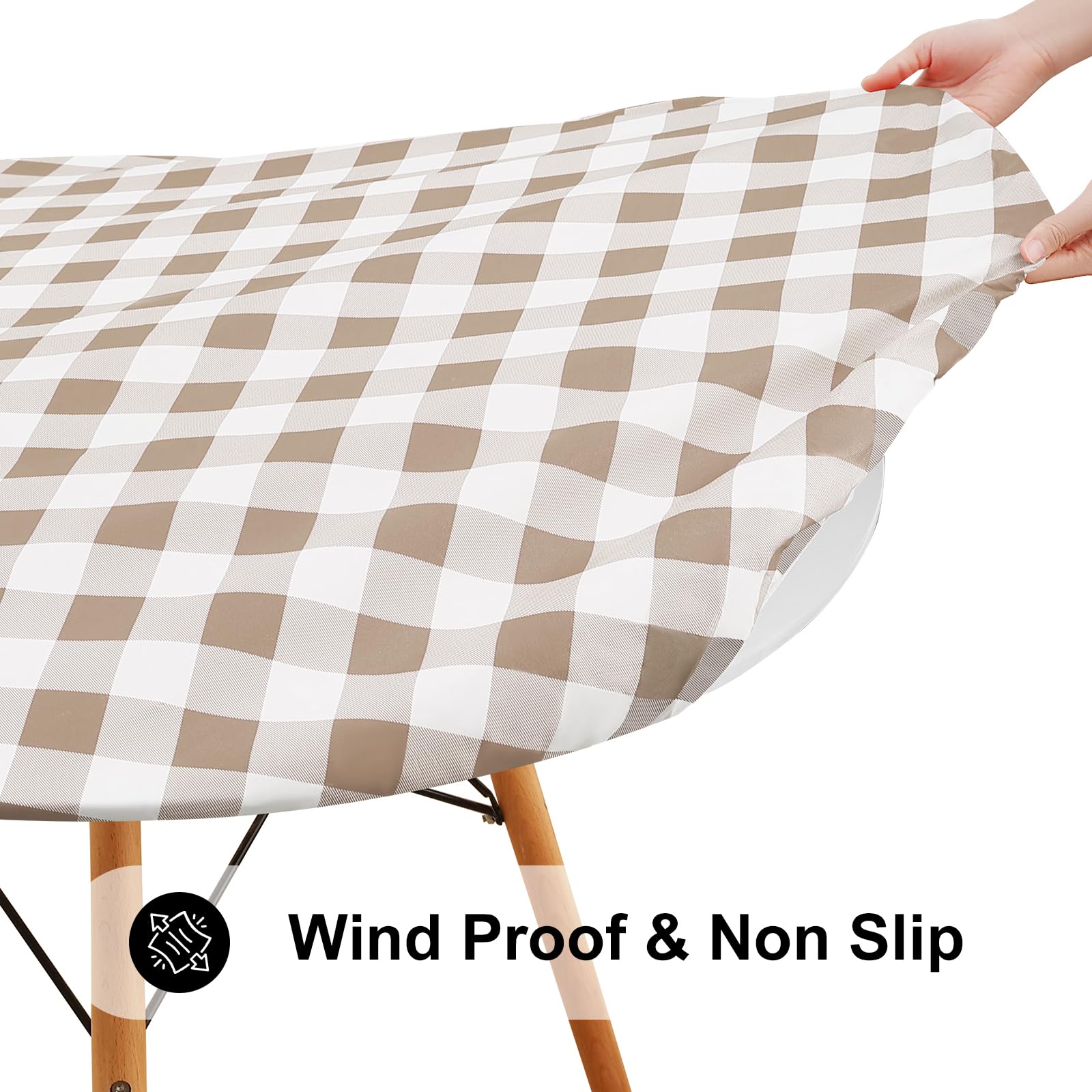 Superficie vinílica impermeable facilita la limpieza con un paño