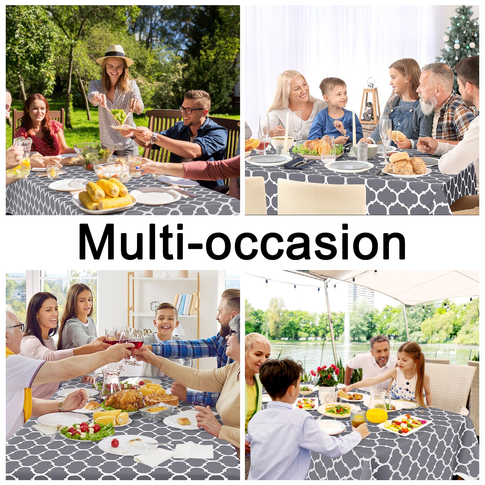 Útil para cenas, picnics y eventos en interiores o al aire libre.