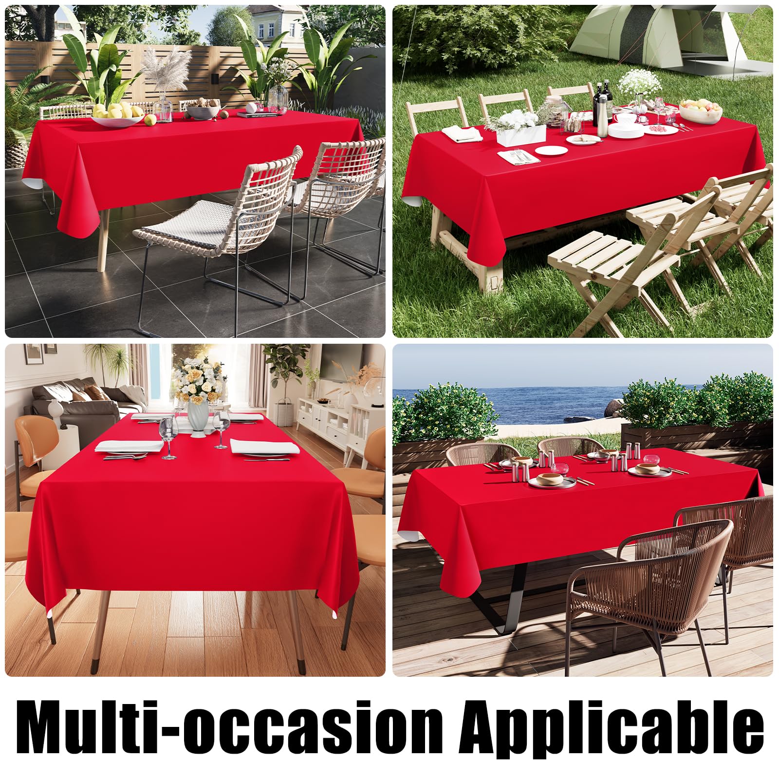 Smiry mantel apto para banquetes y fiestas, protege la mesa.