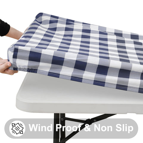 Smiry mantel de vinilo impermeable, superficie fácil de limpiar.