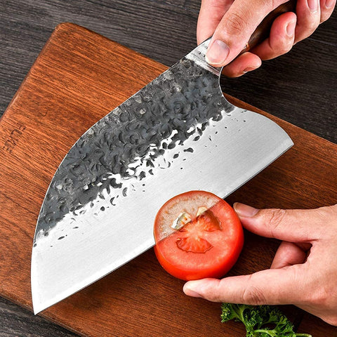 Smith Chu cuchillo, corte preciso de carne y vegetales con filo estable.