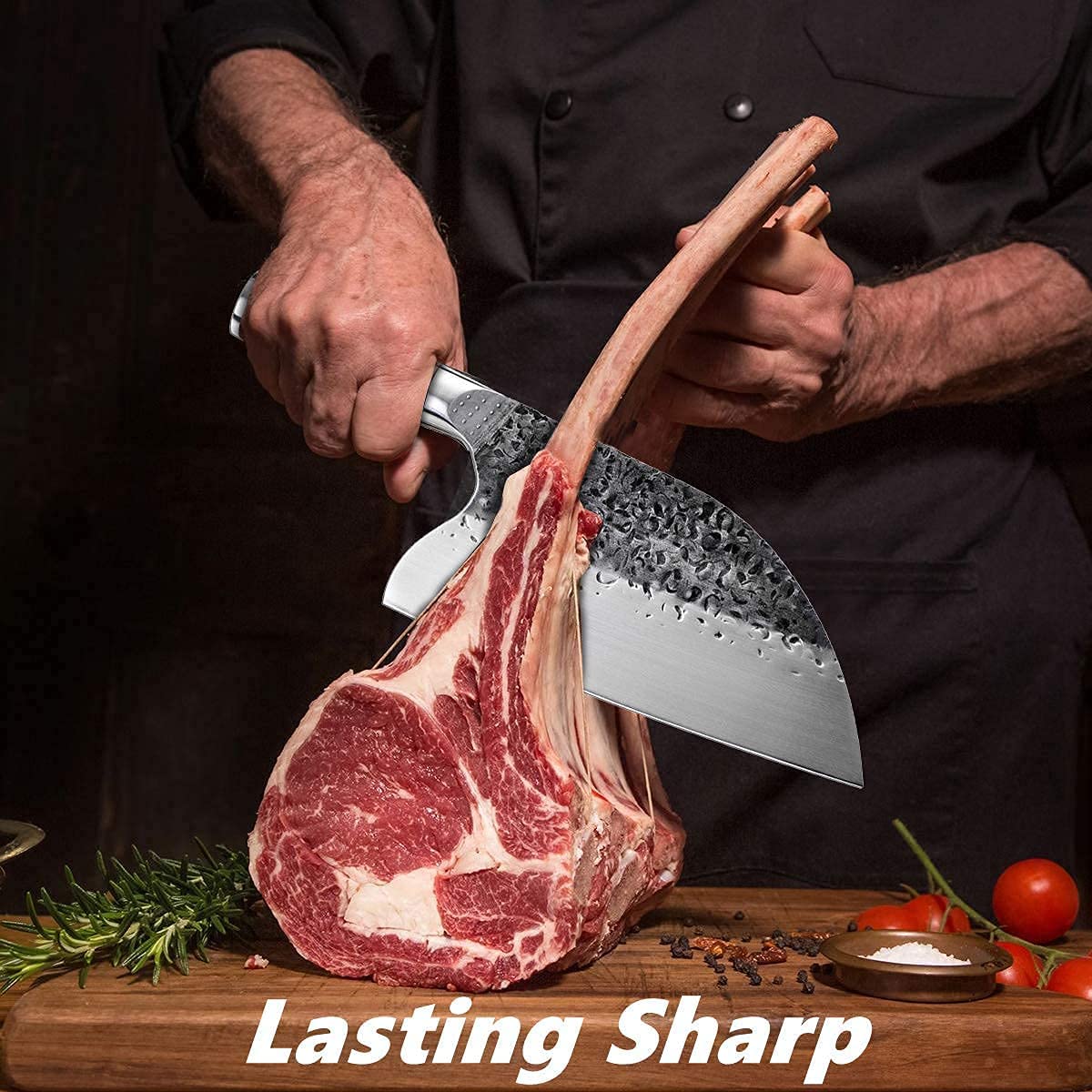 Smith Chu cuchillo para camping y barbacoas, rendimiento fiable en exteriores.