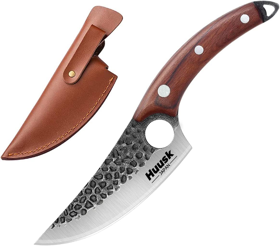 Smith Chu cuchillo Viking forjado a mano con filo estable para cortes precisos