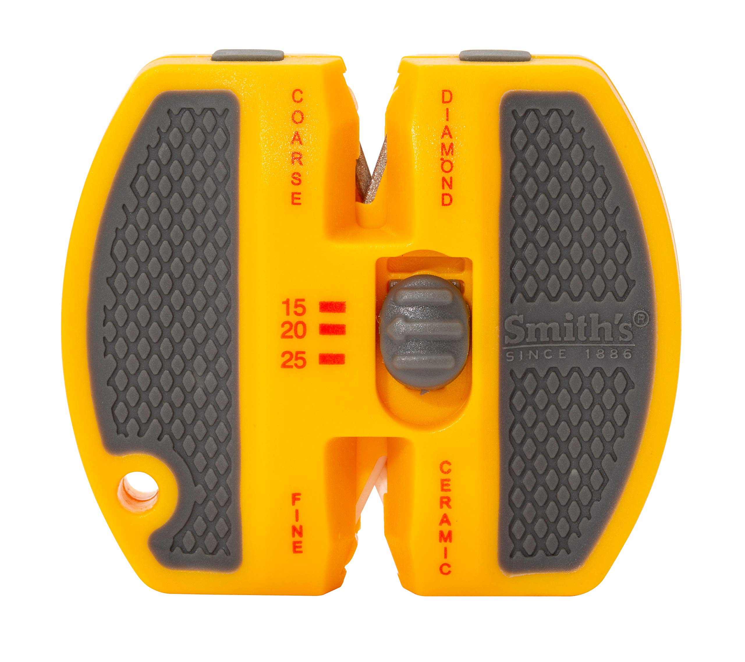 Smith’s 50917 afilador compacto para cuchillos, ideal para exteriores.