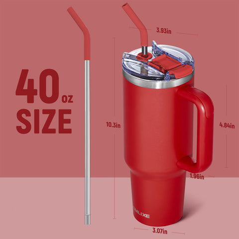 SMLIXE dos pajillas: plástico y acero inoxidable para distintas bebidas